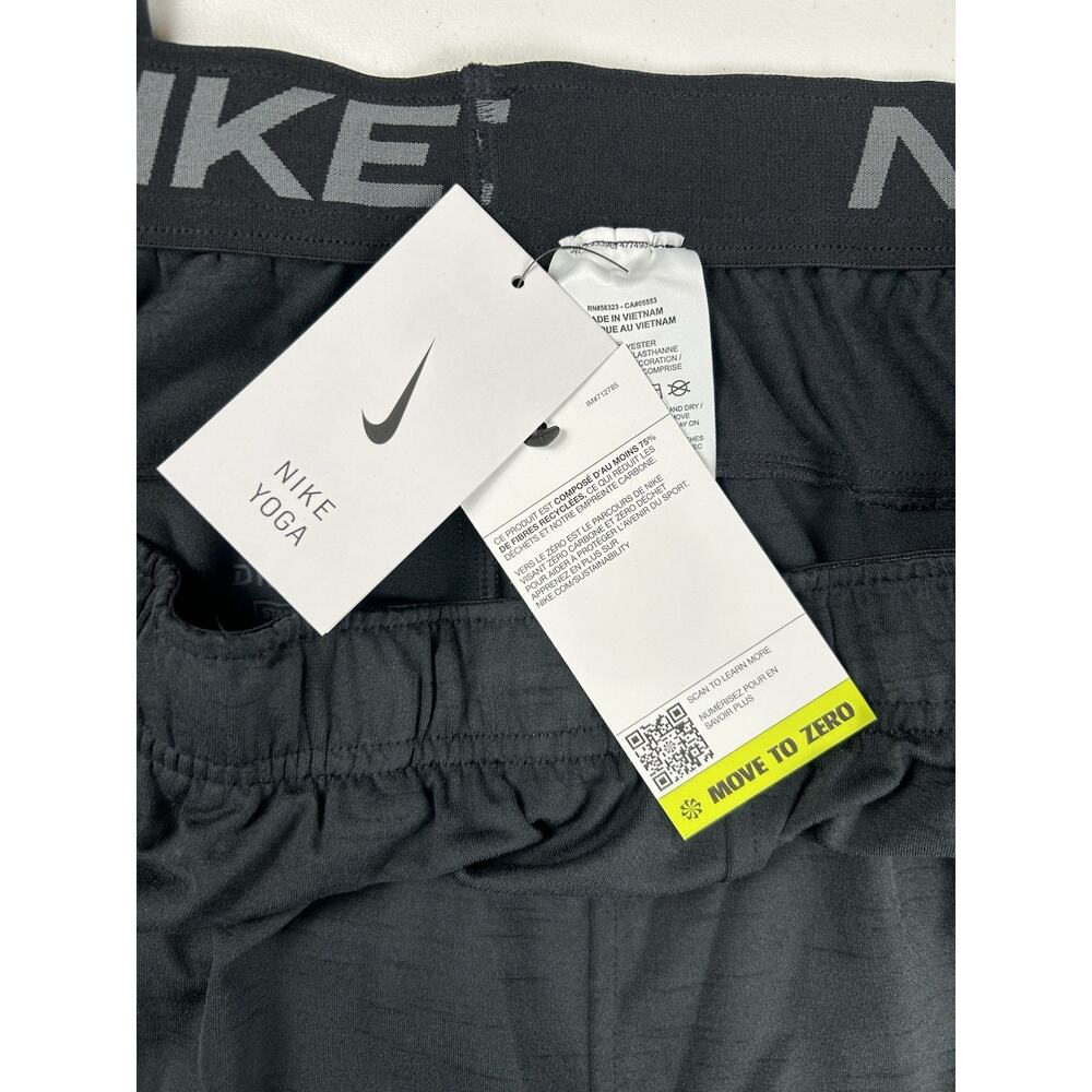 NIKE Dri-Fit Men’s 3XL Yoga Athletic Black Pant Activewear + Gray Shirt NWT - Picture 6 of 6